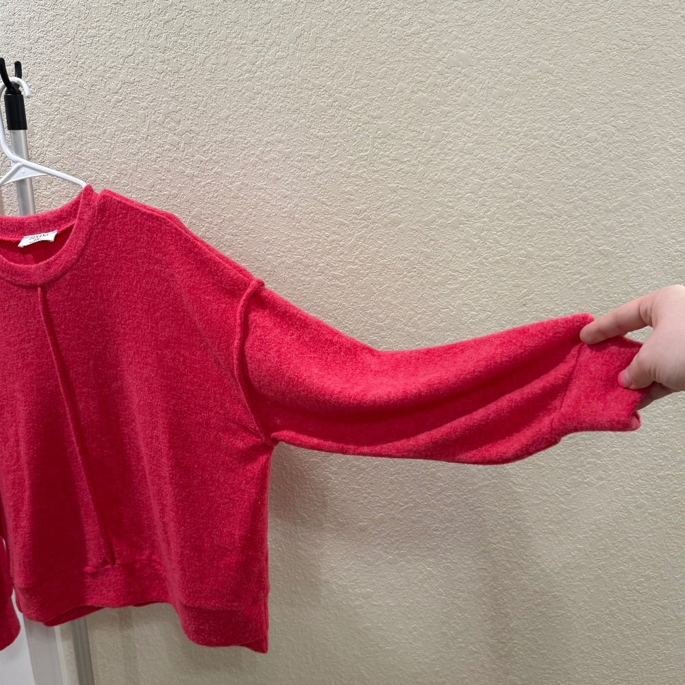 Zenana Hot Pink Cashmere sweater